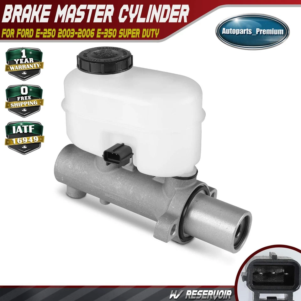 Cilindro maestro de freno con depósito para Ford E-250 2003-2006 E-350 Super Duty Foto 1 de 4