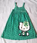 H&M Hello Kitty Kleid Trägerkleid 122/128 grün Schmetterlinge & Ornamente Print