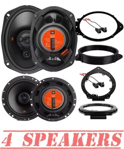 New JBL 420W Front & 240W Rear Door Car Speakers for 2010-2015 Chevrolet Camaro - Picture 1 of 8