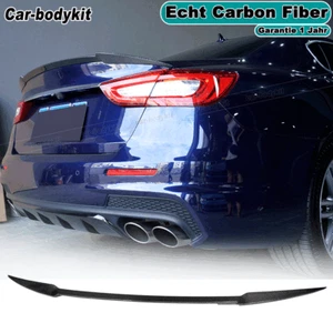 Palerón trasero de carbono spoiler labio spoiler labio para Maserati Quattroporte VI 13-15 - Imagen 1 de 12