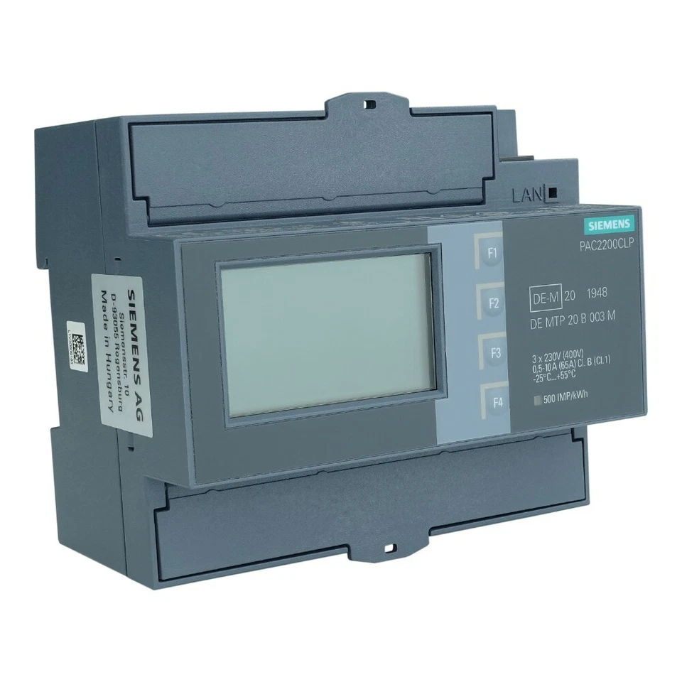 Siemens Sentron Messgeräte 7KM2200-2EA40-1JB1 Energiemonitoring  PAC2200CLP - Bild 1 von 4