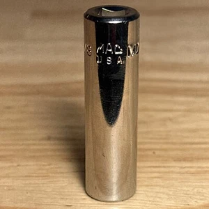 Mac Tools 3/8" Deep Socket 1/4" Drive 6 Point MD126R USA NEW! - Picture 1 of 6