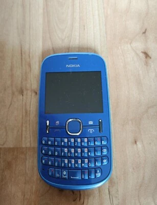Nokia Asha 200 in deep-blue (defekt) - Bild 1 von 2