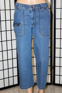 MOUNTAIN LAKE Women's Size 10 Capri Crop Stretch Jean Denim Pants 22" Inseam EUC - Picture 1 of 12