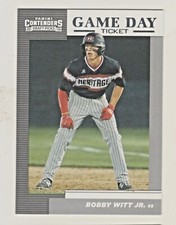 2019 Panini Contenders Draft Picks GAME DAY TICKET #4 BOBBY WITT JR RC Rookie