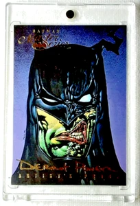 1995 Batman Master Series Artist Proof Card 57 DOUBLE-MUG. - Picture 1 of 3