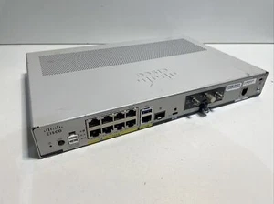 Cisco ISR 1100 C1127-8PLTEP, 8P XDSL GE SFP ROUTER PLUGGABLE SMS/GPS - Picture 1 of 11