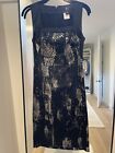 Just Cavalli Black and Gold Sexy Party Dress, Sz 40