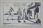 1949 Lh Dude Larsen Western Comic Postcard It Looks Plenty Hot To Me Unposted Us