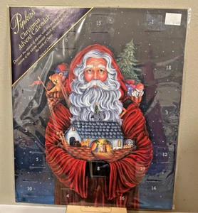 2001 Pipka's Christmas Art Advent Calendar Design #13753 w/Santa and Noah's Ark - Picture 1 of 2