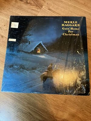 Merle Haggard - Goin' Home for Christmas (1982) Vinyl LP • Country Holiday - Image 1 of 4