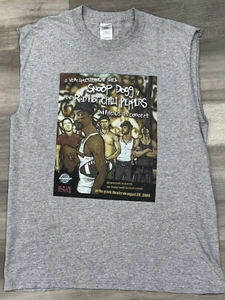 VTG Snoop Dogg Red Hot Chilli Peppers & Friends Concert Shirt 2005 Sleeveless L - Picture 1 of 7