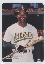 1988 Mother's Cookies Oakland Athletics Stadium Giveaway Dave Henderson #14