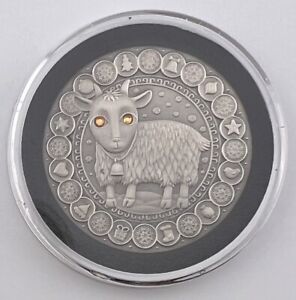 20 RUBLES 2009 BELARUS SIGNS OF THE ZODIAC CAPRICORN SILVER COIN