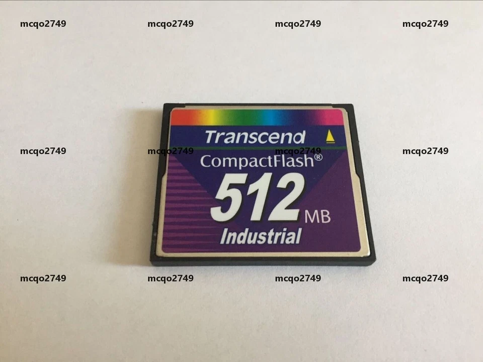 transcend 512mb industrial  compactflash CF memory card - Image 1 of 1