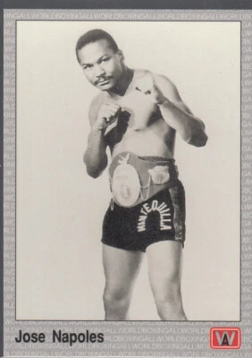 JOSE NAPOLES 1991 All World Boxing #119 Welterweight Champion Mint - Image 1 of 2