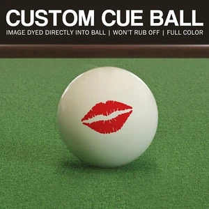 Custom Pool Ball - Lips - Picture 1 of 1