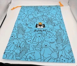 Jellycat London Blue Official Drawstring Dust Bag Pouch 40CM x 29CM - Picture 1 of 3