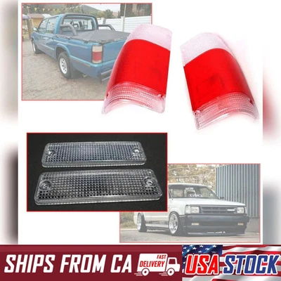 Juego de 1 lente de luz trasera de lámpara de parachoques para camioneta Mazda Magnum B2000 B2200 B2600 Foto 1 de 4