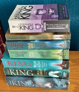 The Dark Tower Series 7 Book Set Stephen King Horror Fantasy HB/PB Illustrated 3 - Picture 1 of 3