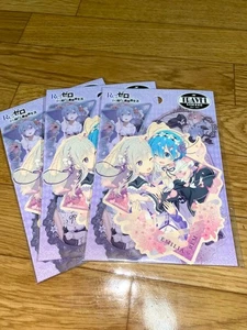 Re:Zero Emilia & Rem Sticker Set of 3 Anime Decals Sealed - Picture 1 of 1