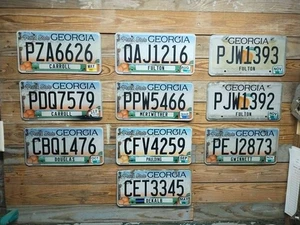 Georgia Exp 2019 lotto di 10 targhette targhette condizioni artigianali PZA6626 - Foto 1 di 1