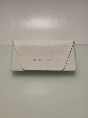 Estuche rígido blanco grande para gafas Michael Kors Foto 1 de 2