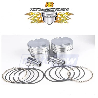 KB Cast Piston Set for 1986-1999 Harley Davidson FXSTC Softail Custom - xl Foto 1 de 4