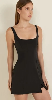 Vestido Lululemon Wunder Under Smoothcover Talla 2 Negro Nuevo con Etiquetas Foto 1 de 4