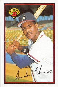 Andres Thomas 1989 Bowman 272  Atlanta Braves  Baseball Card - Picture 1 of 2