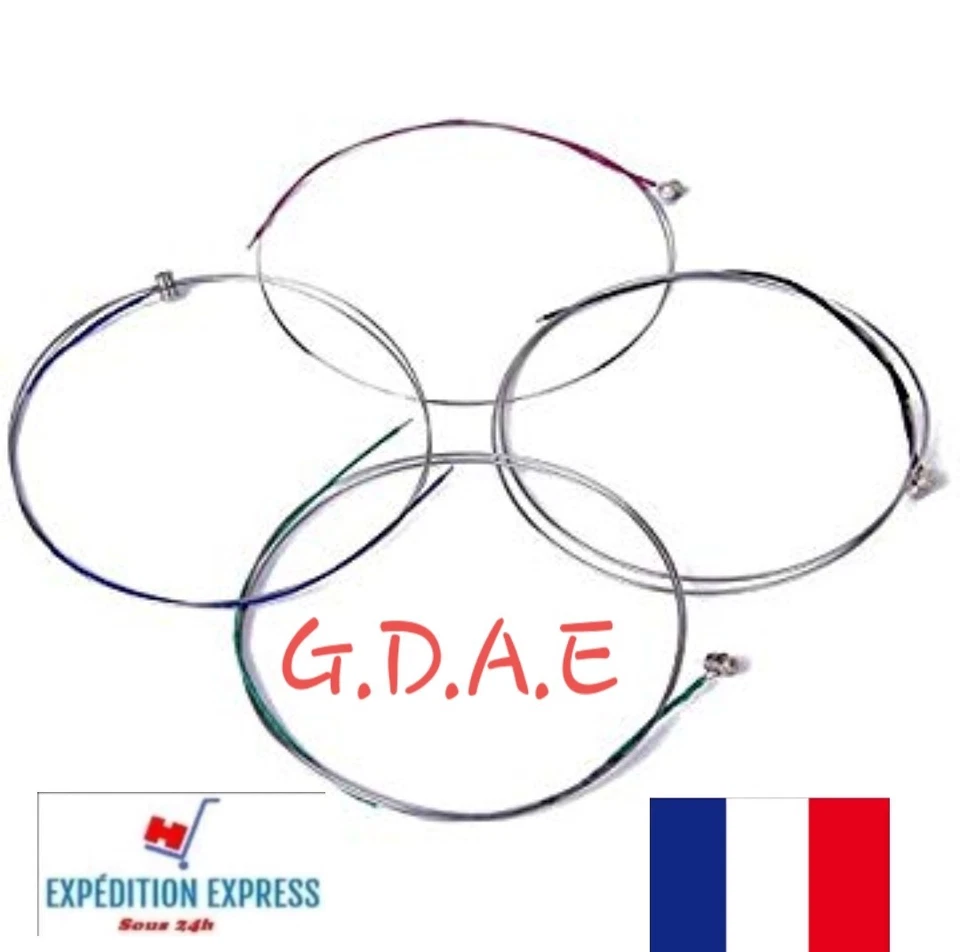  Jeu de 4 cordes Violon G.D.A.E. - Изображение 1 из 1