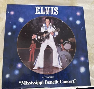 Placa de concierto benéfica de Elvis Presley Mississippi con papeles certificado de autenticidad Royal Orleans - Imagen 1 de 8