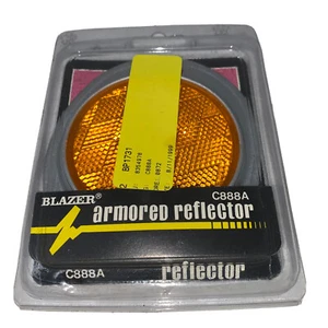 Blazer Reflector Aluminio Ovalado - Ámbar, Modelo # B888A - Imagen 1 de 8