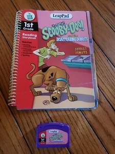 Leap Frog LeapPad Game Scooby Doo & the Disappearing Donut Cartridge and Book - Picture 1 of 1