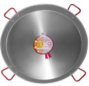 90cm PAELLA PAN TRADITIONAL POLISHED STEEL FOR HOME + PROFESSIONAL & CATERING - Picture 1 of 2