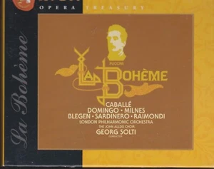 "LA BOHEME " REMASTERED 2 CD SET 1974, 1998 REISSUE PLACIDO DOMINGO - Imagen 1 de 2