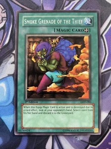 (LOD) YUGIOH! 1-SMOKE GRENADE OF THE THIEF-COMMON-1ST EDITION-LOD-080 NM - Picture 1 of 2