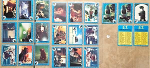 Lot of 23 E.T. Trading cards 1982 in plastic sleeve Extra Terrestrial Phone Home - Picture 1 of 7