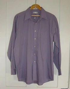 MEN'S PIERRE CARDIN LONG SLEEVED 34/36 LAVENDER DRESS SHIRT SIZE 17 1/2 - Picture 1 of 4