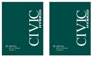 2006 2007 2008 2009 2010 2011 Honda Civic Hybrid Shop Service Repair Manual Book - Picture 1 of 8