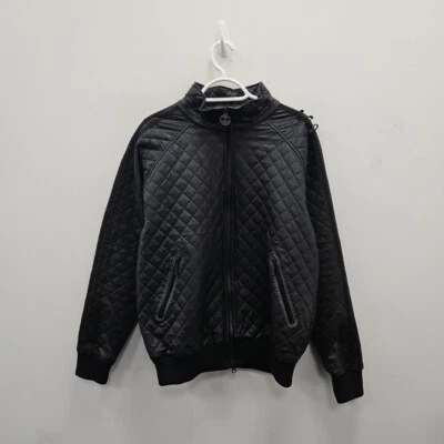 Barbour X Adidas Roubarb Acolchado Impermeable Negro Chaqueta Bomber Talla Grande Foto 1 de 4