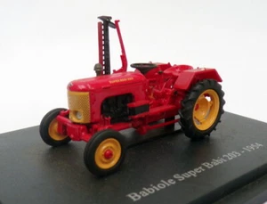 Hachette 1/43 Scale Model Tractor HT004 - 1954 Babiole Super Babi 203 - Red - Picture 1 of 3