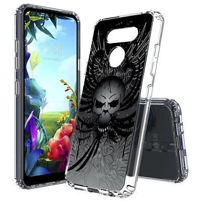 Winged Skull Slim Shockproof Hybrid Hard Cover Soft Bumper Case for LG Models - Image 1 of 4