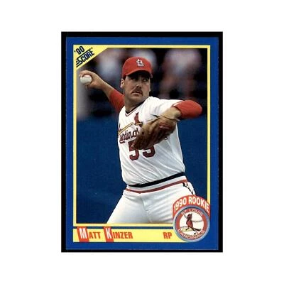 1990 Score Matt Kinzer RC Baseball Cards #628 - Image 1 of 3