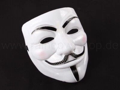 Maske Anonymous Vendetta Guy Fawkes Fasching Occupy - Bild 1 von 2