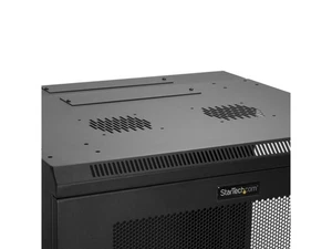 StarTech.com  4-Post 12U Wall Mount Network Cabinet with 1U Shelf, 19" Hinged - Picture 1 of 5