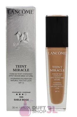 Lancome Teint Miracle Hydrating Foundation SPF15 30 ml ( 045 Sable Beige ) - Bild 1 von 3