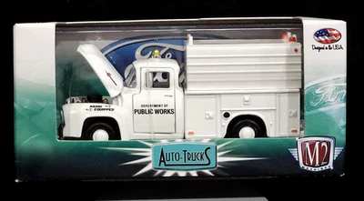 Camiones utilitarios Ford F-100 1956 M2 Machines 56 plataforma de servicio R24 14-04 Foto 1 de 2