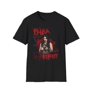 WWE Rhea Ripley Black T-Shirt , Brutality Mommy - Foto 1 di 5