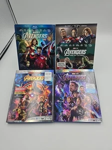 Blu-ray ~ The Avengers - / Ultron / Infinity War / Endspiel - Marvel 4 Stück - mit Schubern - Bild 1 von 4